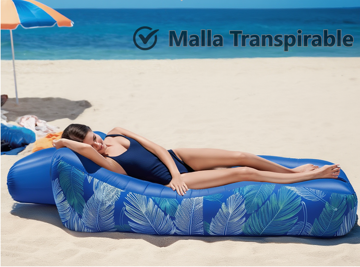 Sofá tumbona inflable premium