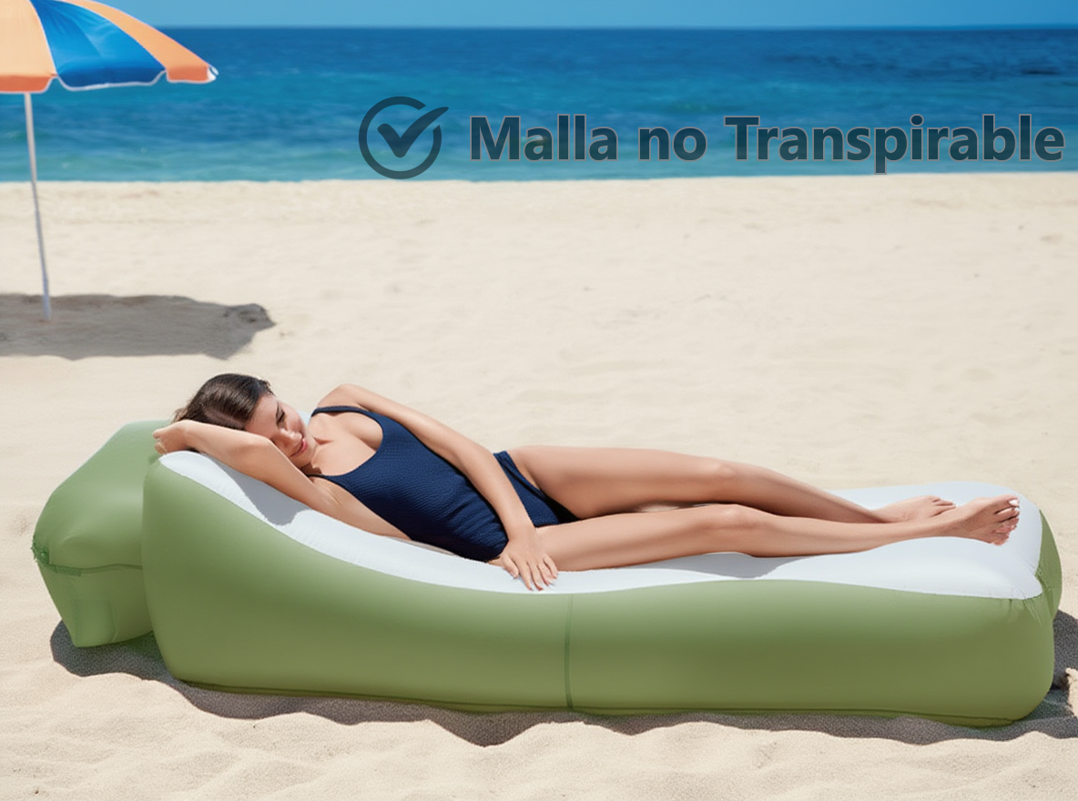 Sofá tumbona inflable premium