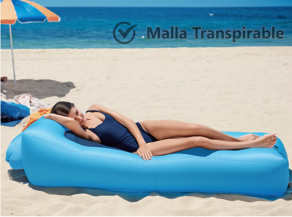 Sofá tumbona inflable premium